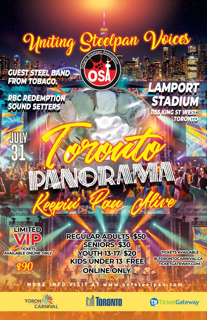 Toronto Pan Alive 2026 - Panorama Flyer